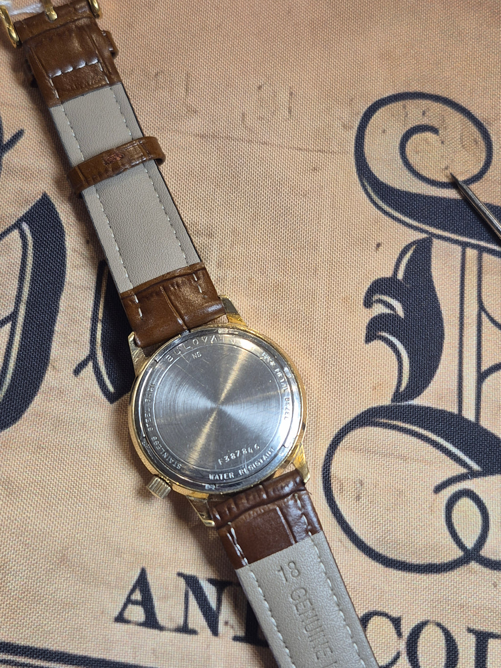 1976 Accutron Tuning Fork 218 Calendar Watch