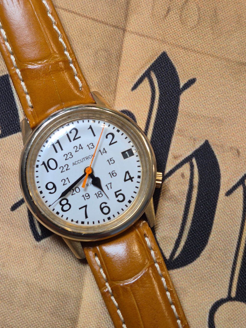 1976 Accutron Railroad Approved Tuning Fork Watch