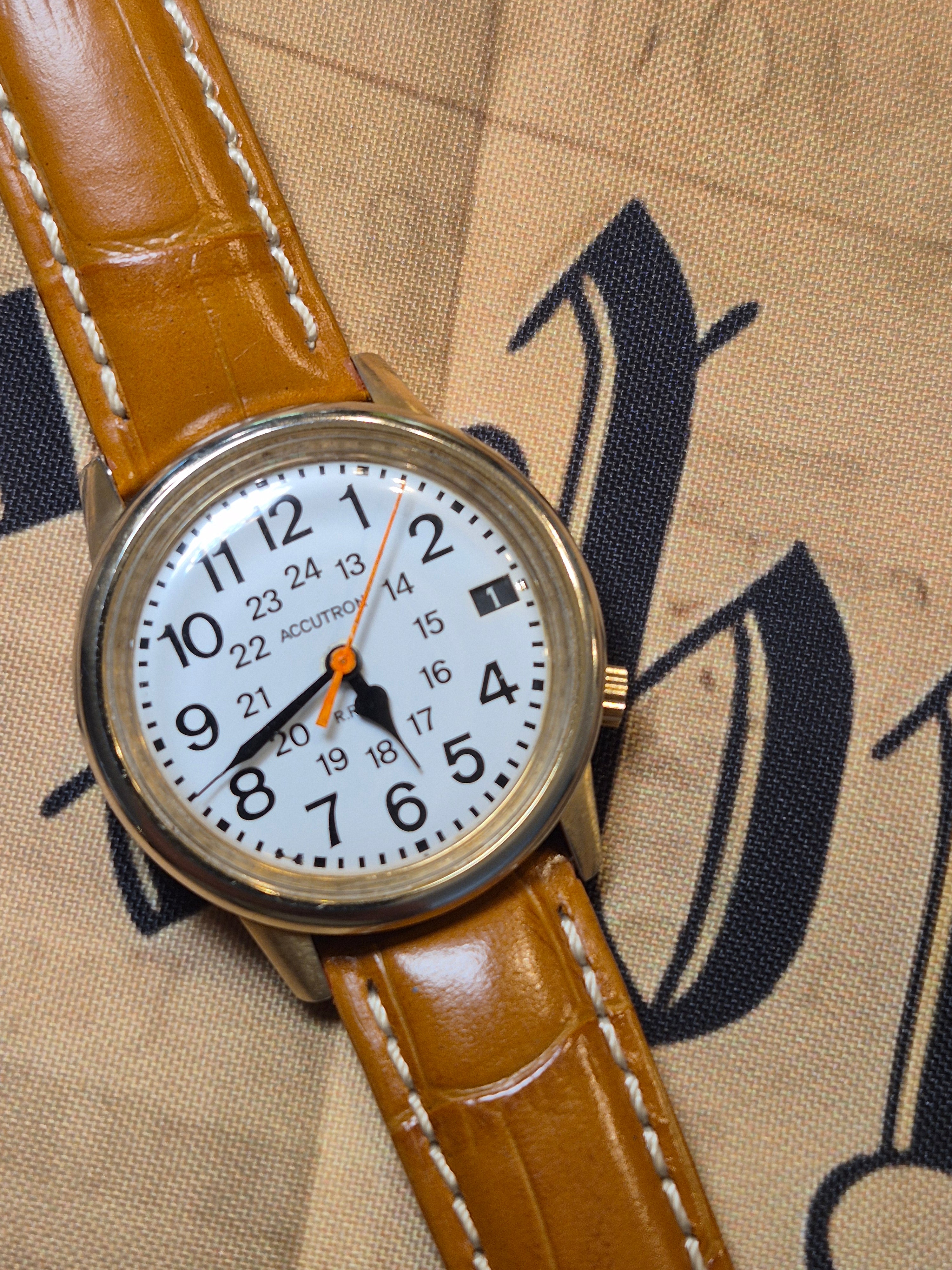 1976 Accutron Railroad Approved Tuning Fork Watch
